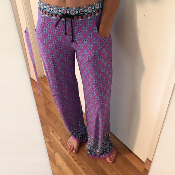 Nanette Lepore Moroccan Medallion Beach Pants - Picture 2 of 9